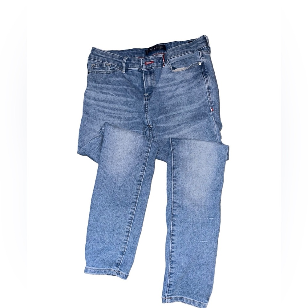 Tommy Hilfiger Women's Raleigh Skinny Jeans Pants Light Blue